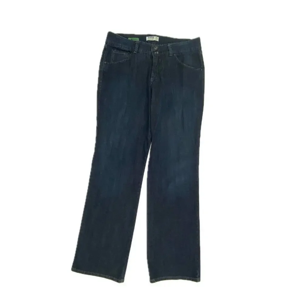 Jeanstar Morgan Bootcut‎ Women's size 12 Dark Wash Blue Denim Jeans
